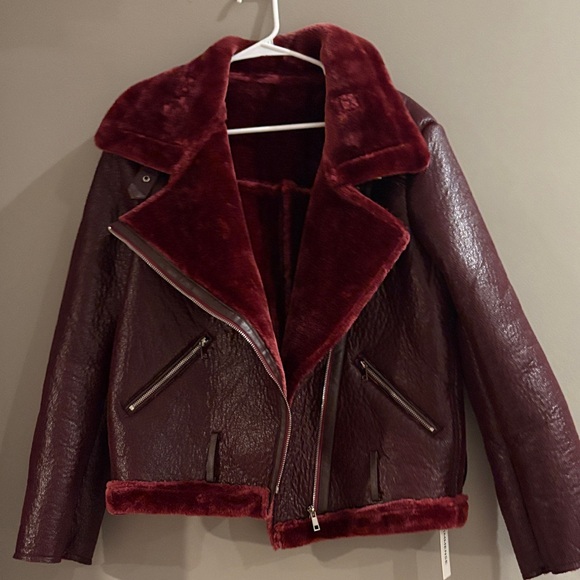 Commense Jackets & Blazers - Vintage Burgundy Jacket